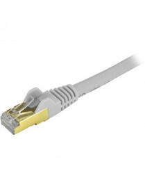 2FT CAT6A GRAY ETHERNET STP CABLE 