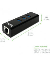 PLUGABLE USB3-HUB3ME 3 PORT USB 3.0 BUS POWERED HUB |BoxandBuy.com
