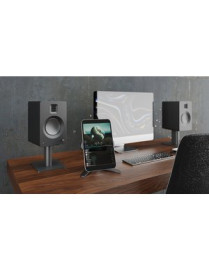 DS150 PHONE AND TABLET STAND SINGLE ARM BLACK 