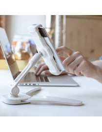 DS150W PHONE AND TABLET STAND SINGLE ARM WHITE 