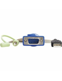 VGA KVM SWITCH W BUILT-IN VGA USB AND 3.5 MM AUDIO CABLES 4PORT 