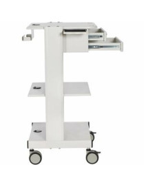 MOBILEWORKSTATION2XSHELVES 2XMETALDRAWERSLOCKINGCASTERSTAA 