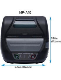 203DPI MP-A40 MOBILE PRINTER BLUETOOTH 100MM/SEC 112MM/80MM |BoxandBuy.com