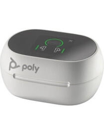 POLY VOYAGER FREE 60+ UC WHITE SAND EARBUDS +BT700 USB-A ADAPTER +|BoxandBuy.com