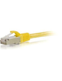 2FT CAT6 YELLOW SNAGLESS SHIELDED PATCH CABLE |BoxandBuy.com